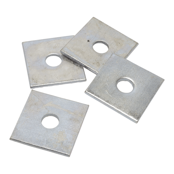 Kora M8 Square Plate Washers 40mm x 3mm BZP