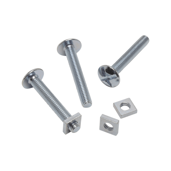 Kora M6x25 BZP Roofing Bolts and Nuts