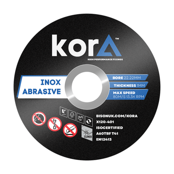 Kora 115 x 1.0mm Ultra Thin Metal Cutting Disc